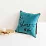 Mulan Velvet Pillow Cover Home Decor Luxury Embroidery Cushion Covers