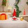 Multiple Colors Handmade Plush Christmas Standing Gnomes with Swedish Rudolph Doll Table Ornament for Holiday Decoration