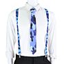 Music Print Suspender Bow Tie Set Men Women Piano Skull Rainbow Party Play Shirt Brace Butterfly Accessory Gift