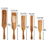 Natural Acacia Spatula Set Wood Spoons for Cooking Spurtles Kitchen Cooking Utensils