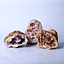 Natural Crystal Cluster Mineral Specimen Pink Purple Agate Geode Stone Agate Rough Stone for Healing