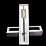 Natural Energy Amethyst Reusable Healing Crystal Straw Agitator Energy Stone Natural Crystal Hexagonal 304 Stainless Steel Straw