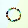 Natural Healing Balance Beads Healing Energy 7 Chakra Beaded Bracelet