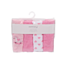 Newborn Style 4 Pieces of Mixed Pure Soft Cotton Small Square Hand Towels Baby Face Towel