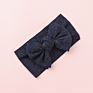 Organic Cotton Bow Knot Knitted Ribbed Baby Headband for Babies