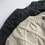 Oversized Sweater Baby Sweater Boy Knitted Cardigan Chunky Knit Baby Sweater