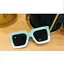 Personality Trend Double Color Sunglasses for Girl Narrow Small Frame Eyewear Outdoor Beach Comfortable Shades for Female