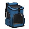 Pet Carrier Backpack Bag Dog Cat Foldable Double Shoulder Carrier Mesh Windows Carrying Backpack Case