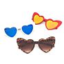 Plastic Promotional Sunglasses Heart Shaped Accept