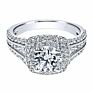 Platinum Plated Big Square Diamond Eternity Wedding Ring Clear Cz Cubic Zirconia Bridal Engagement Ring for Women Gift
