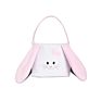 Plush Easter Bunny Basket Personalized Cute Monogrammed Easter Girls Bucket Bag