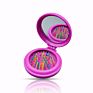 Pocket Hair Brush Plastic Comb Private Label Size Mirror Set with Cartoon Foldable Women Kids