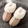 Popular Cotton Slippers Women's Autumn and Home Couple Warm Home Plush Men's and Women's Cotton Shoes