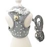 Popular Striped Outdoor Walk Soft Pet Harness Vest Pet Dog Harness