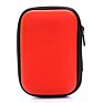 Portable Eva Reusable Usb Cable Zip Storage Bag Travel Earphone Storage Case