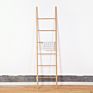 Premium Free Standing 6 Tier Wood Blanket Ladders Stand Bathroom Accessories Bamboo Towel Drying Rack