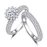Prices Latest Design Value Jewelry Women Wedding Promise Couple Diamond 925 Sterling Silver Ring