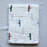 Printing Bamboo Cotton Baby Swaddle Blanket Dragonfly Muslin Swaddle Blanket
