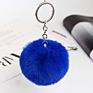 Product Bag Accessories 8Cm Cute Puff Key Ring Pom Pom Key Chains Fluffy Keychain