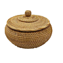 Professional Manufacture Wooden Storage Box with Rattan Cover