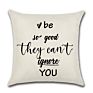 Proverbs Series Digital Printing Pillowcase Letter Cushion Cover Home Decor