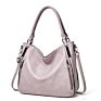 Pu Leather Shoulder Bag Tote Hand Bag Lady Handbag Designing Bags Soild Color Purse Handbags for Women