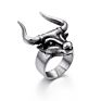 Punk Accessories Jewelry Stainless Steel Bull Head Finger Ring