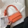 Pure Color Women Handbag Simple Girl's Leisure Purse