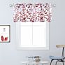 Purple Tree Branch Leaves Valance - 100% Polyester 52X18 Inch Valance 1 Piece/Pack