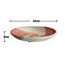 Rattan Woven Wall Decor Natural Seagrass Fruit Bowl Rattan Hanging Decorative for Home Bedroom Living Room