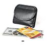 Real Leather Rfid Blocking Women Small Size Money Wallet with With Folding Coin Purse