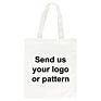 Retail 12Oz Cotton Canvas Music Girls Korean Handbags Sublimation Tote Bags