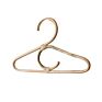 Retro Style Mini Natural Hand Woven Rattan Hanger Eco-Friendly Clothes Wall Mounted Rack for Kids Room Decor