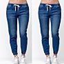 Rise Loose Large 5Xl Flared Pants plus Size Waist Trending Women Trousers Tuck Foot Lantern Pant Woman Boyfriend Jeans