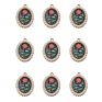 Rose Flower Charms Enamel Alloy Charms for Diy Jewelry Necklace Bracelet Making