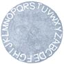 Round Imitation Cashmere Plush Baby Crawling Rugs Kids Play Mat Educational Abc Alphabet Area Carpet Kids Tent Game Play