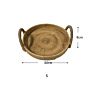 Round Rattan Baskets for Organizing Vegetable Bowl Food Storage Organizing Wicker Fruit Baskets
