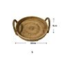 Round Rattan Baskets for Organizing Vegetable Bowl Food Storage Organizing Wicker Fruit Baskets