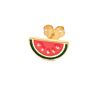 Roxi S925 Silver Jewelry Cute Watermelon Stud Enamel Earrings for Girl