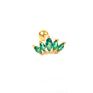 Roxi S925 Sterling Silver Single Crown Stud Earring Diamond Threaded Ear Piercing Cz Earrings