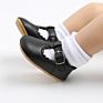 Rubber Sole T-Bar Newborn Prewalker Anti-Slip Toddler Baby Girl Shoes