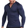 Rx Long Sleeve Men Sauna Suit Sweat Activated T Shirt Fitness Dryfit T-Shirts Sports