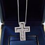 S925 Silver Set Cross Necklace Pendant Women and Men Pendants Jewelry Accessories