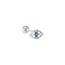 S925 Sterling Silver Ins European and American Eye Diamond Piercing Cartilage Earrings