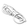 Savoyshi Glasses Design Tie Clips for Men Necktie Tie Bar Clasp Tie Pin Special Mens Gift Free Carving Name