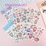 School Gifts Promotion 4 Sheets/Bag Notebook Decorative Foil Sticker Waterproof Cartoon Cute Washi Sticker