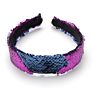 Shenglan Design Two-Sided Sequins Headband Women Kid Flip Sequin Headband Shiny Bing Non Slip Hair Headband Hair Accessories