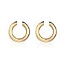 Simple No Piercing Ear Cuff Earrings Stainless Steel Gold Plated Clip on Earrings for Women Jewelry Gift