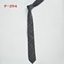 Skinny 6Cm Adult Neck Tie Black Navy Narrow Classic Neck Ties Plaid Cotton Ties