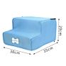 Sleeptight Sturdy Non-Skid Portable Pet Dog 3 or 4 Steps Tool Foam Pet Stairs for Dogs and Cats